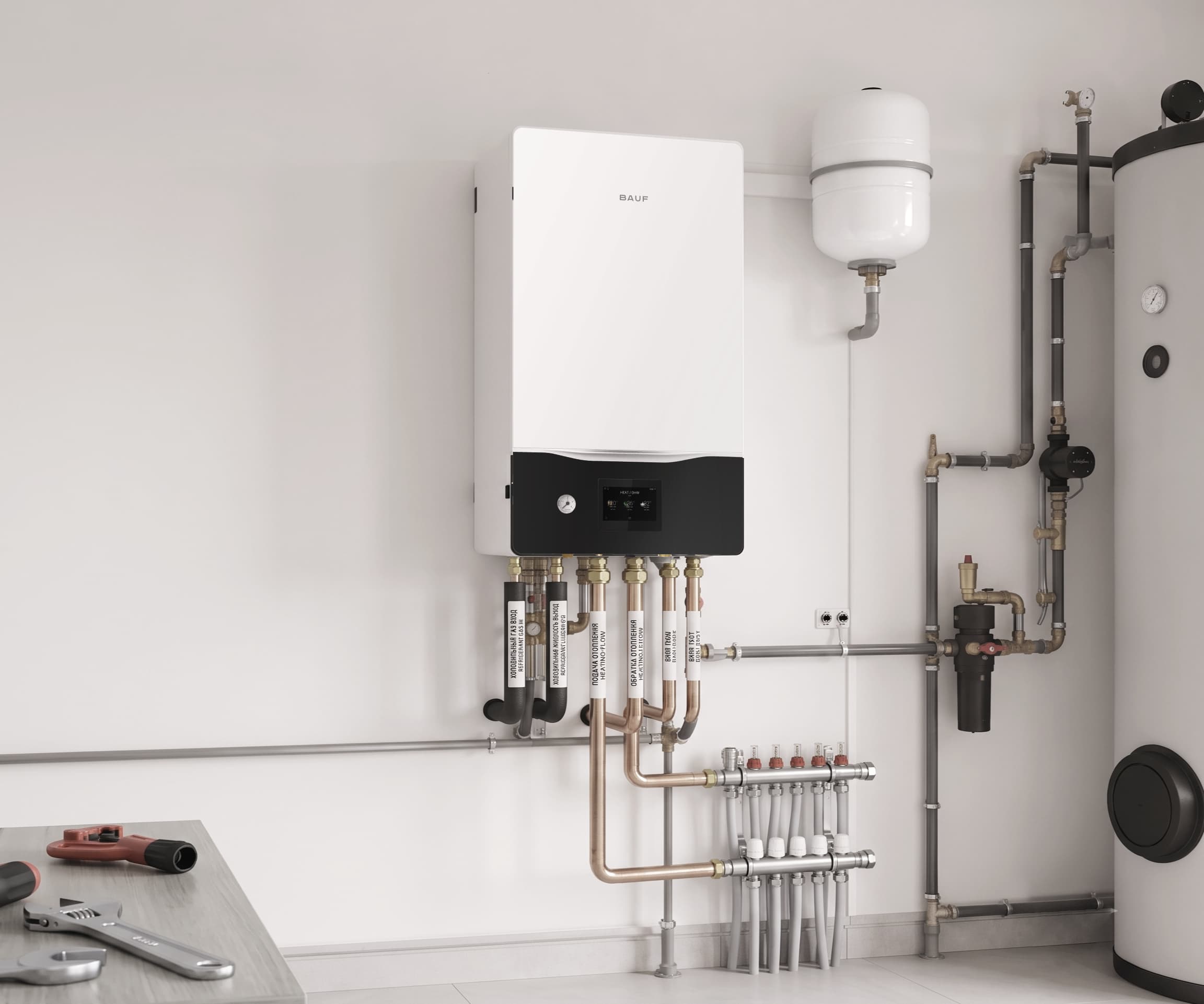 Unidade interior BAUF Hamme Hydro All-in-One
