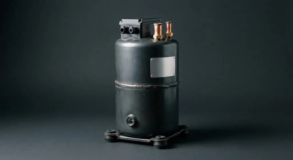 O compressor de uma bomba de calor BAUF